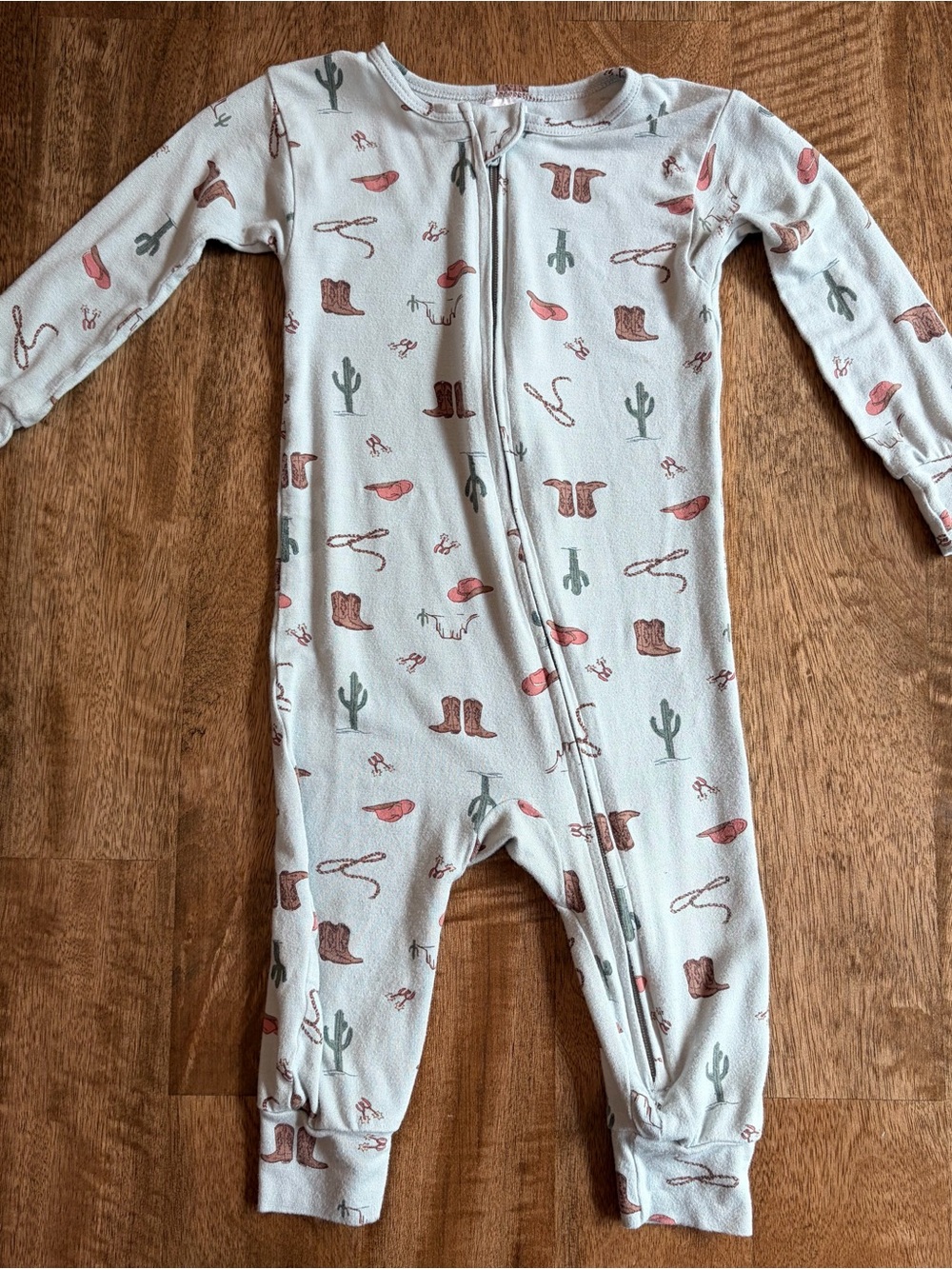 Gerber Western-Print Zip Pajama